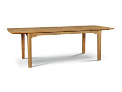 Manorhouse 9-Piece Rectangular Teak Outdoor Family Dining Set with Extendable Table - Ornate Home
