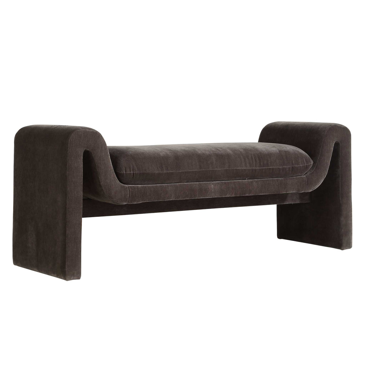 Manson Charcoal Modern Bench - Ornate Home