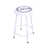 Mant White Stool (Set of 2) - Ornate Home