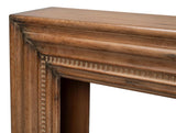 Mantel Brown Console - Ornate Home
