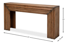 Mantel Brown Console - Ornate Home