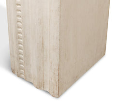 Mantel White Console - Ornate Home