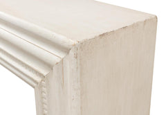 Mantel White Console - Ornate Home