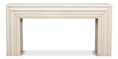 Mantel White Console - Ornate Home