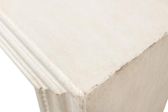 Mantel White Console - Ornate Home