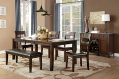Mantello Cherry Dining Bench - Ornate Home