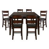 Mantello Espresso 7pc Dining Set - Ornate Home