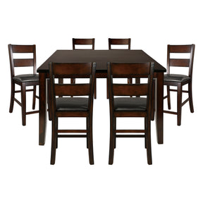 Mantello Espresso 7pc Dining Set - Ornate Home