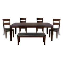 Mantello Gray 6pc Dining Set - Ornate Home
