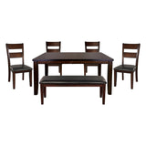 Mantello Gray 6pc Dining Set - Ornate Home
