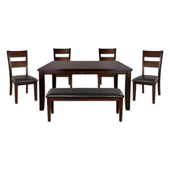 Mantello Gray 6pc Dining Set - Ornate Home