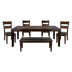 Mantello Gray 6pc Dining Set - Ornate Home
