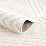 Manyas 3D Bone Area Rug with Tassels - Clearance - Ornate Home