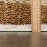 Manyas 3D Bone Area Rug with Tassels - Clearance - Ornate Home