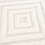 Manyas 3D Bone Area Rug with Tassels - Clearance - Ornate Home