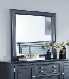 Manzanillo Slate Blue 4 Pc. Queen Bedroom Set - Ornate Home