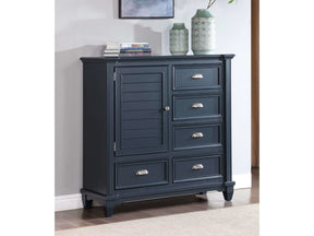 Manzanillo Slate Blue Armoire - Ornate Home