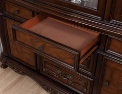 Manzanita Cherry Hutch & Buffet - Ornate Home