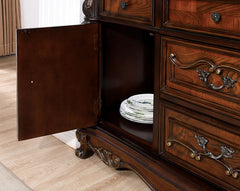 Manzanita Cherry Hutch & Buffet - Ornate Home