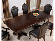 Manzanita Dark Cherry 9 Pc. Dining Room Set - Ornate Home