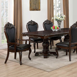 Manzanita Dark Cherry/Black Arm Chair (Set of 2) - Ornate Home