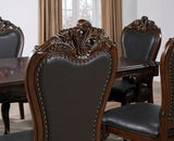 Manzanita Dark Cherry/Black Arm Chair (Set of 2) - Ornate Home