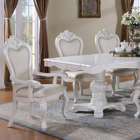 Manzanita White Arm Chair (Set of 2) - Ornate Home