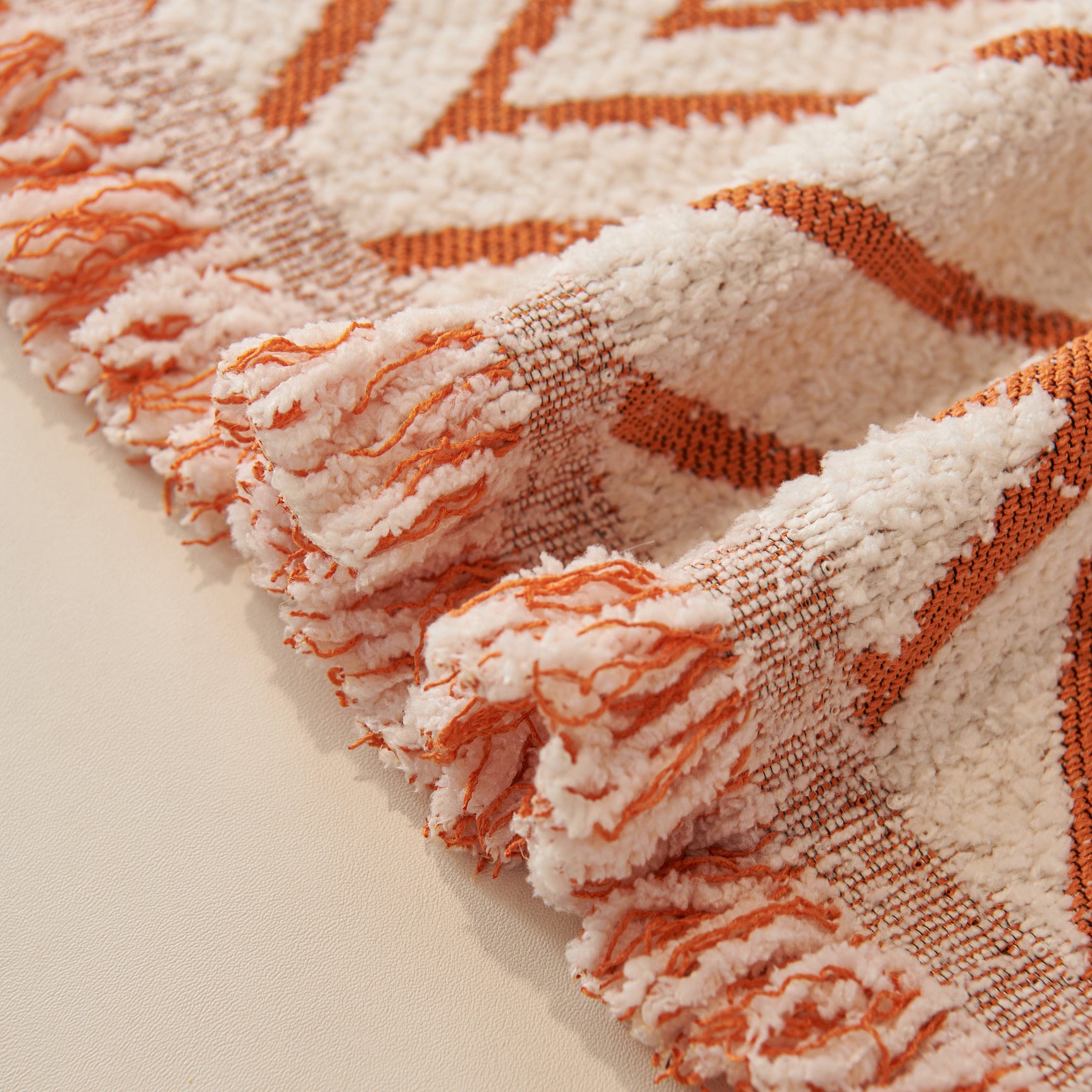Maple Leaves Reversible Chenille Blanket Covers for Couch, Furniture Decoration Cover Sofa Slipcovers - Ornate Home