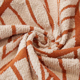 Maple Leaves Reversible Chenille Blanket Covers for Couch, Furniture Decoration Cover Sofa Slipcovers - Ornate Home