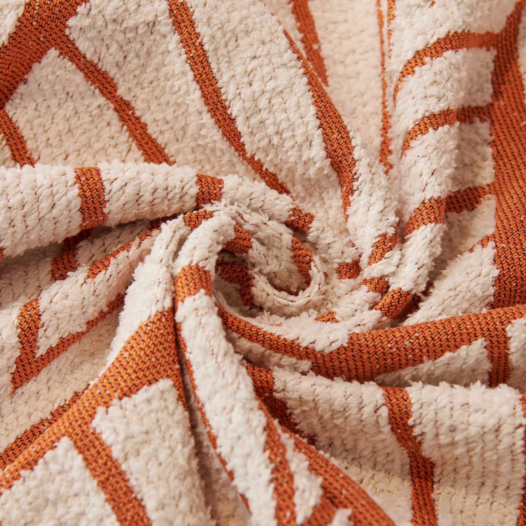 Maple Leaves Reversible Chenille Blanket Covers for Couch, Furniture Decoration Cover Sofa Slipcovers - Ornate Home