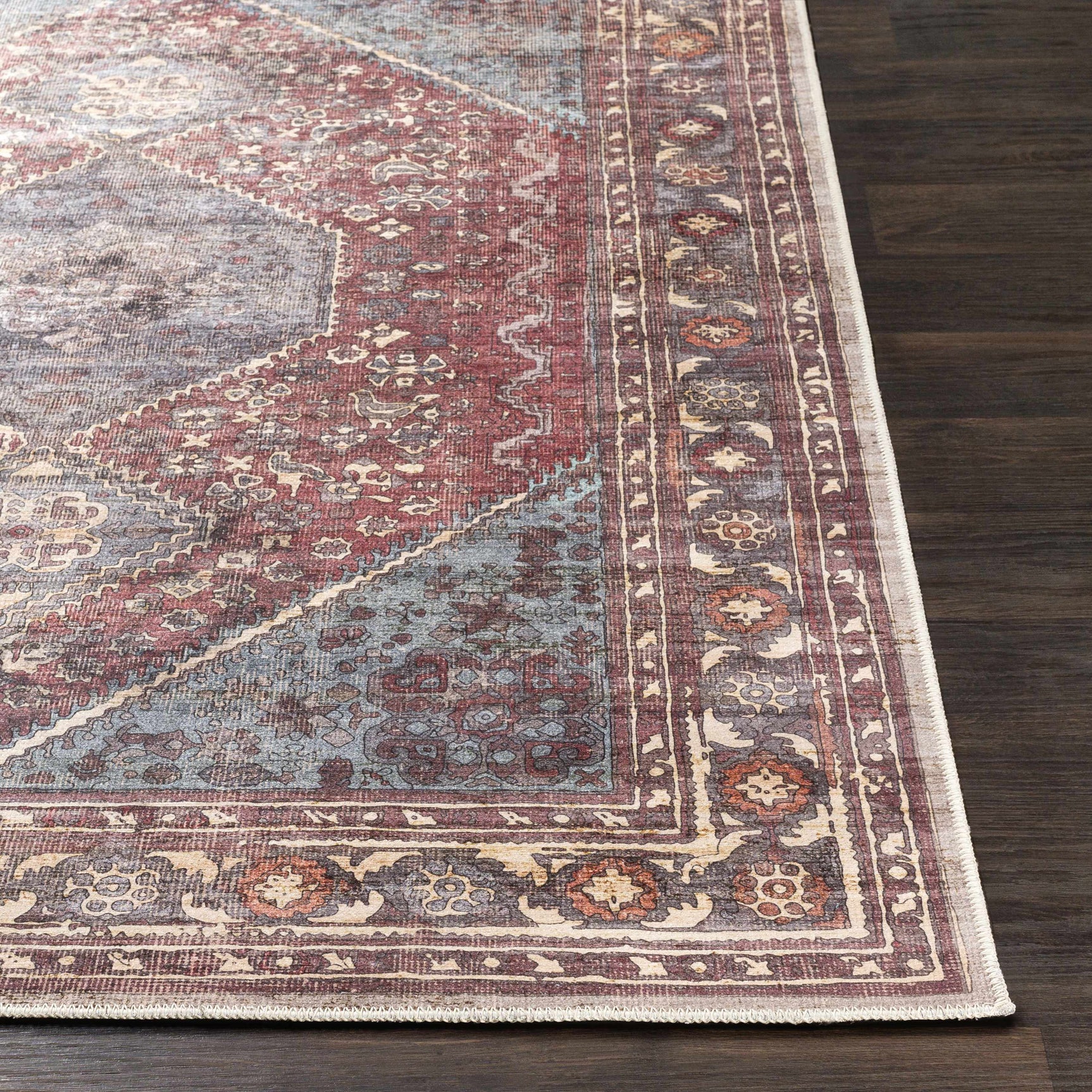 Maplesville Washable Area Rug - Clearance - Ornate Home