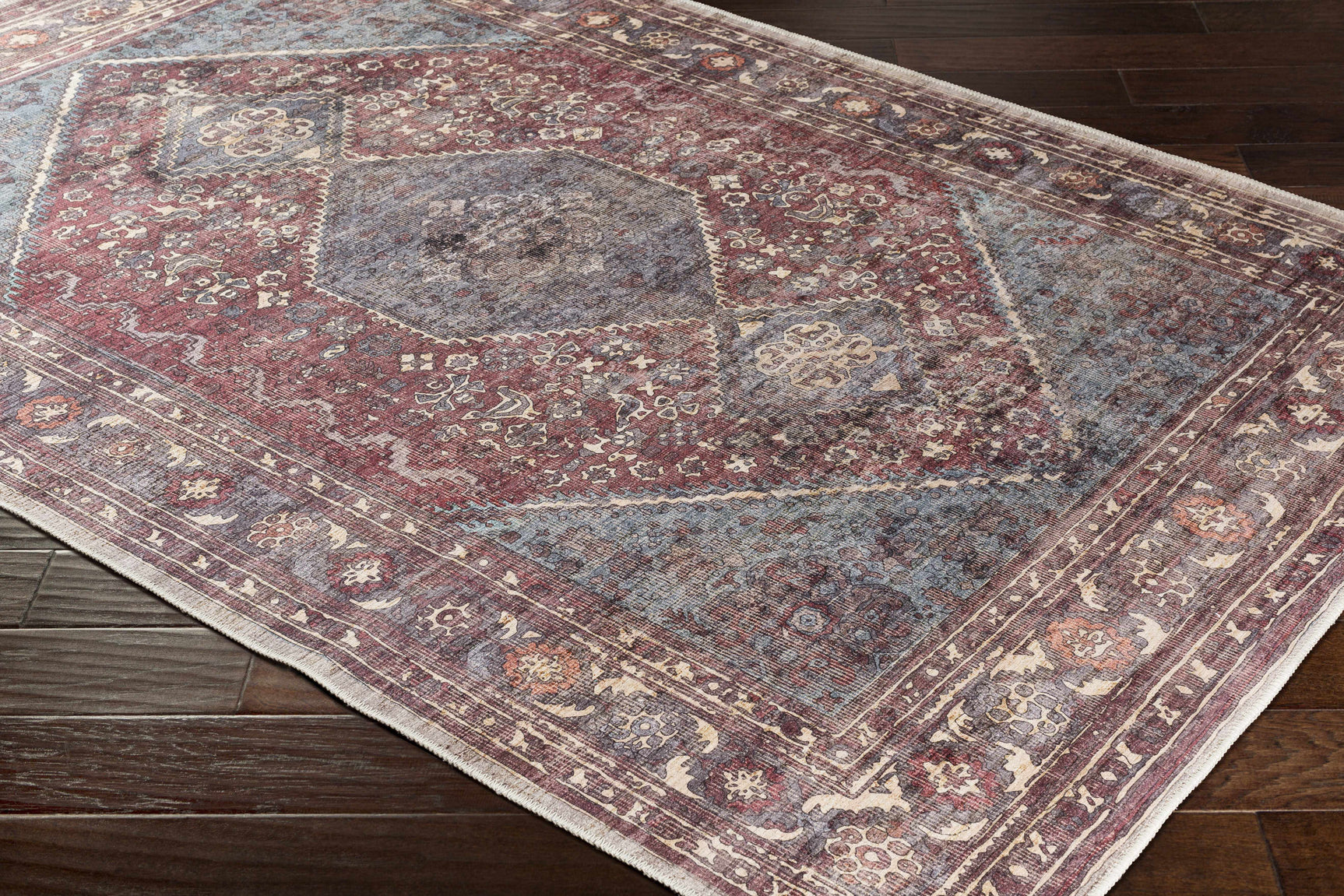 Maplesville Washable Area Rug - Clearance - Ornate Home