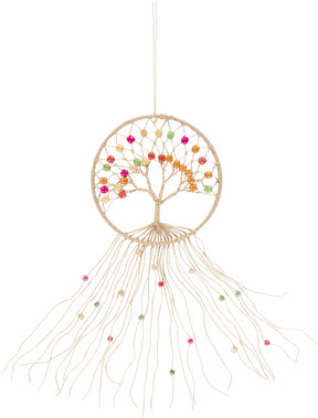 Mapua Colorful Beaded Macrame Wall Hanging Decor - Clearance - Ornate Home