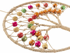 Mapua Colorful Beaded Macrame Wall Hanging Decor - Clearance - Ornate Home