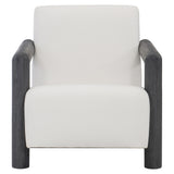 Mara Flint Grey/White/Cream Outdoor Chair - Ornate Home