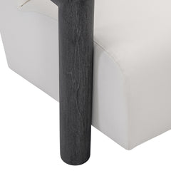 Mara Flint Grey/White/Cream Outdoor Chair - Ornate Home