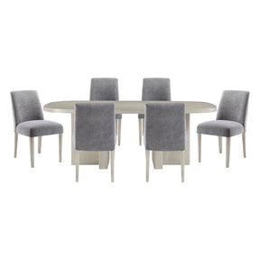 Marais Beige 7pc Dining Set - Ornate Home