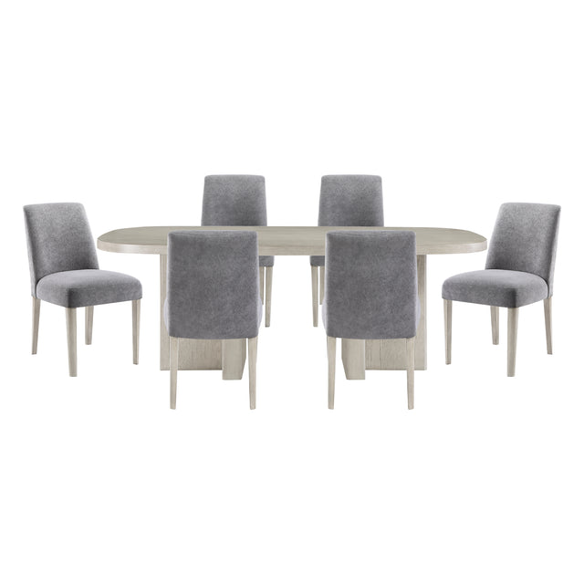 Marais Beige 7pc Dining Set - Ornate Home