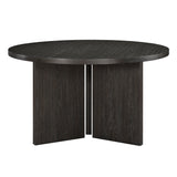 Marais Ebony/Orange 5-Piece Round Dining Table Set - Ornate Home