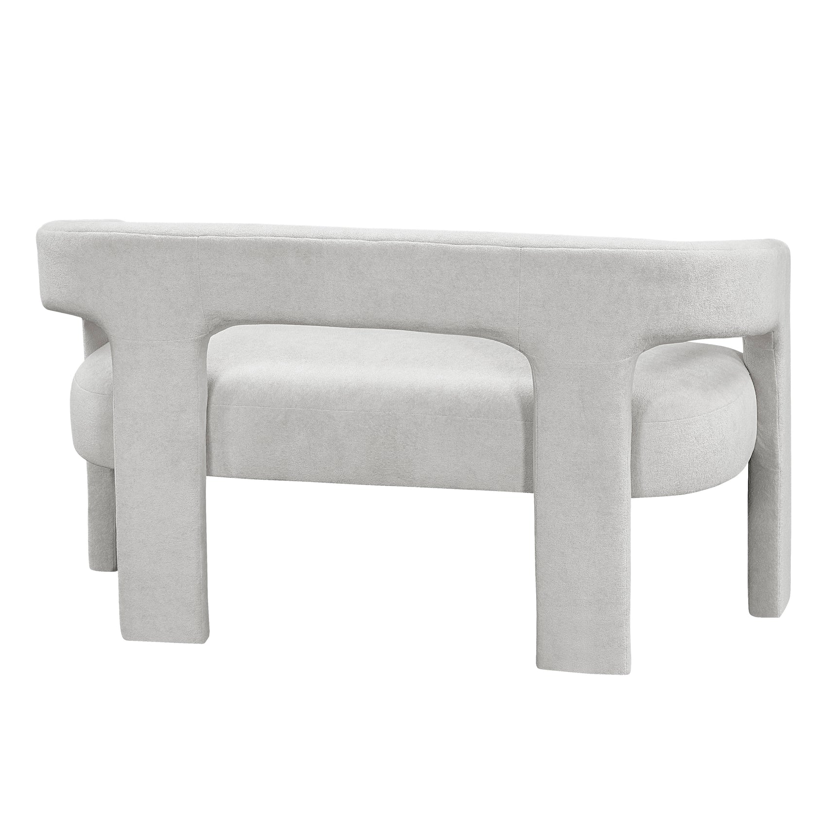 Marais Light Gray Bench - Ornate Home
