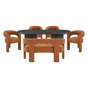 Marais Silver 6pc Dining Set - Ornate Home