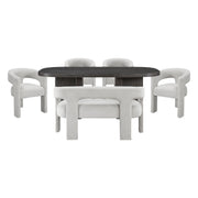 Marais White 6pc Dining Set - Ornate Home
