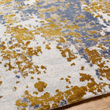 Maralal Mustard & Blue Area Rug - Clearance - Ornate Home