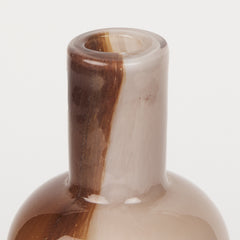 Marans Amber/Multicolor Tall Glass Vase - Ornate Home