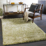 Marao Solid Grass Green Plush Rug - Clearance - Ornate Home