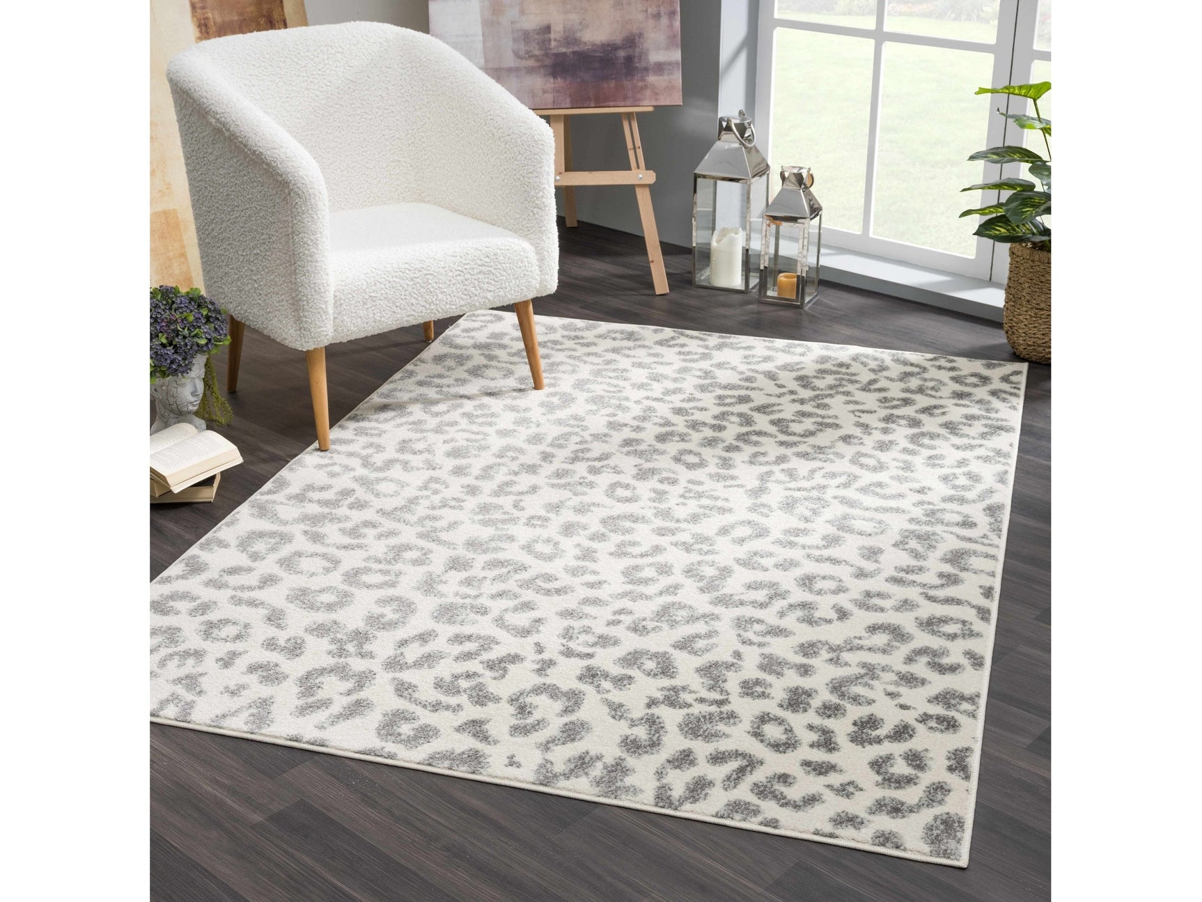 Marash Leopard Print KMRSH-4612 Area Rug - Clearance - Ornate Home