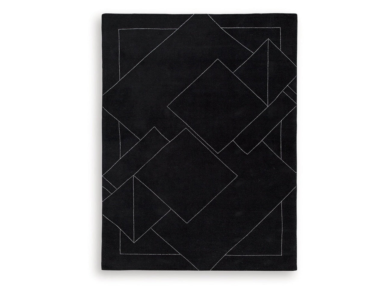 Marav Black/White Large Rug (Online Special Price) - Ornate Home