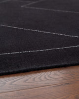 Marav Black/White Large Rug - Ornate Home