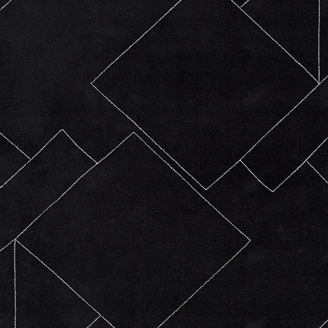 Marav Black/White Large Rug - Ornate Home