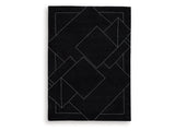 Marav Black/White Medium Rug (Online Special Price) - Ornate Home
